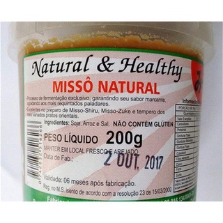 Massa de Soja Sopa Misso Caseiro 200g Natural & Healthy