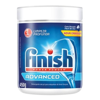 Detergente Para Lava-louças Finish Advanced Power Powder Em Pó Em Pote 450 g (4)