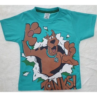 Camiseta Camisa Scooby Doo Infantil Manga Curta