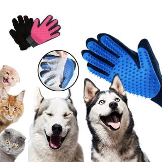 Luva para Escovar/Massagear/Limpar/Remover Pelos de Cães/Gatos (1)