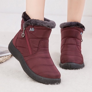 Botas De Neve 2020 Moda Sapatos De Inverno Das Mulheres Casuais Ankle Boots Impermeáveis Luz Quente Mujer
