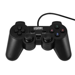Controle Usb PARA PC gamer video gamer tv tv box shocks joystick universal