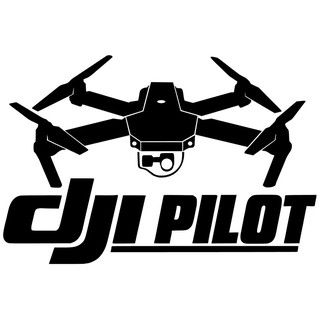 Adesivo Mavic DJI Pilot Drone aeromodelismo piloto carro maleta