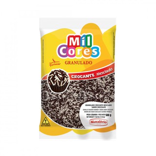 Chocolate Granulado Misto Crocante 500g - Mil Cores (1)