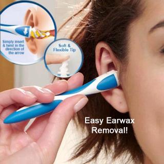 Ear Cleaner Earpick Swab Easy Earwax Removal Soft Spiral Cleaner