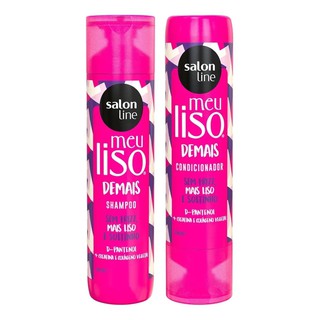 Kit Salon Line Meu Liso Demais shampoo+condicionador