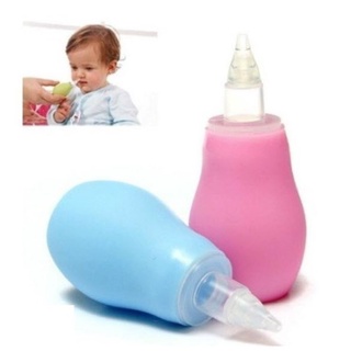 Aspirador Nasal Bebê Nariz Muco Limpador Portátil Recém Nascidos - Azul ou Rosa