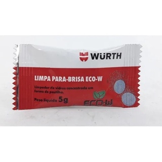 Limpa Para-brisa Eco-w Em Pastilhas Wurth 5g (10 Unidades)