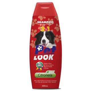 Shampoo para Cachorro Pet Look 3 em 1 Citronela