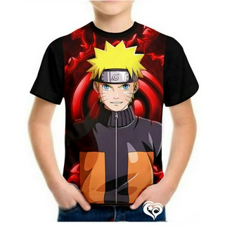 Camiseta do Naruto Infantil Masculina
