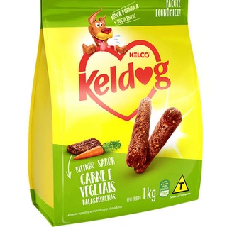 Bifinho Kelco Keldog Raças Pequenas Carne e Vegetais - 1kg