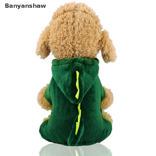 Banyanshaw Roupinha De Cachorro De Estimação Pequenos E Médias Com Veludo De Dinossauro Para Animais/Cães/Gatos MY