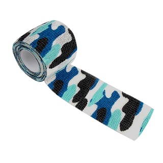 Tape Fita Adesiva Reforcada Bandagem Camuflada Azul Ocean