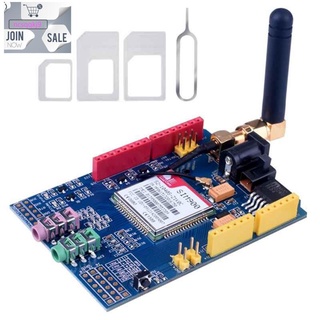 SIMCOM SIM900 GSM GPRS Quad-Band ules 2G Development Shield Board for Arduino UNO R3 Mega with antenna and Nano Sim Adapter