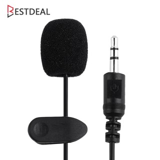 Microfone Tubular de Lapela com Presilha Externo/3,5mm para /PC/Notebook