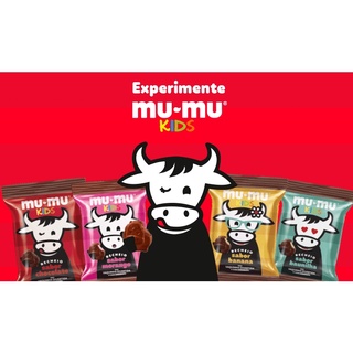 Chocolate Mu-mu Kids caixa com 24 unidades 374,4g Sabores