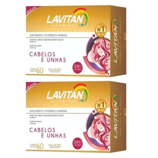 Lavitan Hair Cabelos e Unhas Kit C/120 Cápsulas (1)