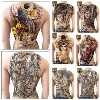 Tatuagem Adesiva Okcatzone De Peito De Volta Completa À Prova D 'Água / Tatuagens Temporárias