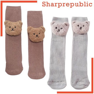 3D Cartoon Bear Cotton Thickened Baby Socks for Protector (4)