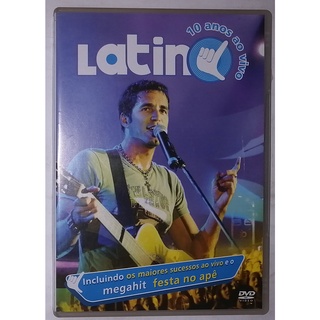 DVD Latino: 10 Anos ao Vivo - Produto Usado e Bem Conservado - Pronta Entrega