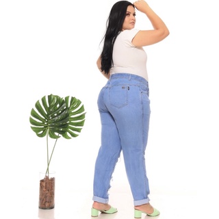 calça feminina mom jeans plus size destroyed lançamento (2)
