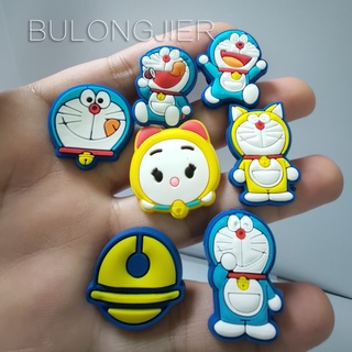 Pronta Entrega Para Crocs Jibbitz Pins Colorido E Doraemon Fofo / Faça Você Mesmo