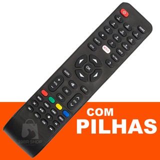CONTROLE TV PHILCO SMART LED NETFLIX UNIVERSAL + BRINDE