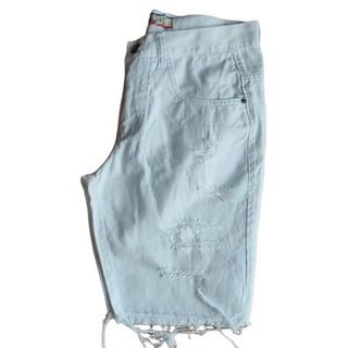 bermudas jeans masculino slim estilo destroyed com jato de tinta lançamento a pronta entrega (4)