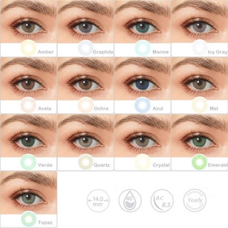 Hidrocor Lentes de Contato Colorida Aparência Natural Para Maquiagem Olhos Par (5)