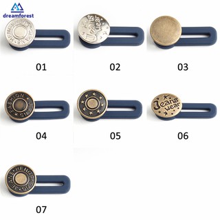 Extensor de Botão de Cintura Metálico / DIY para Roupa Jeans / Botão de Ajuste de Cintura / Acessórios de Costura (6)