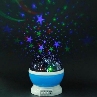 Abajur Projetor Estrelas Luminária Giratório Colorido 360 Galaxy Star Master (3)