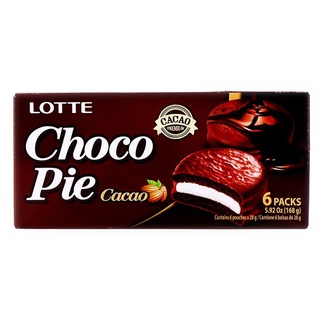 Bolinho Choco Pie Cacau Premium Lotte 168g - Tetsu Alimentos