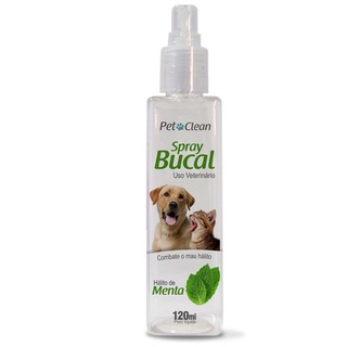 Spray Bucal Para Pets Cães e Gatos 120ml - Sabores - Pet Clean (2)