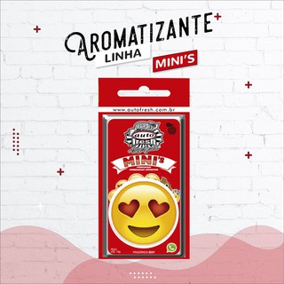 Aromatizante Cheirinho Para Carro Emoji De Pelúcia AUTO FRESH - Produto Nacional