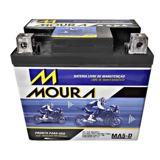Bateria Moura Ma5-d 5ah 12v Para Moto Fan/Titan 125 | 150