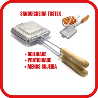 Sanduicheira De Fogão,Toxtex, Tostequeira Para Misto Quente No Pão De Forma, Bauru Lanches Em Alumínio