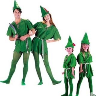 Peter Pan Robin Hood Storybook Mens Womens Fancy Dress Up Party Unisex Costume