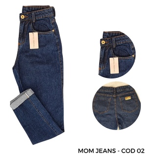 Calça Jeans Mom Branca Vintage Cintura Alta 100% Jeans (3)