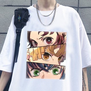 Camiseta Kimetsu No Yaiba Demon Slayer Unissex Poliéster