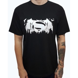 Camiseta Batman Superman Preta P
