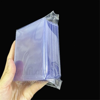 BLLOON 25 Pieces Rigid Plastic Storage Trading Card Clear Sleeves Basketball Sports Cards Card Holder Card Sleeves (4)