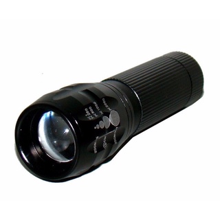 Mini Lanterna Tática Led Com Zoom Ajustavel Iluminação Forte Médio e Modo SOS (2)