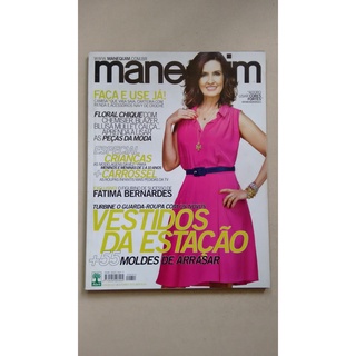 Revista Manequim 641 Fátima Bernardes Chemisier 334L