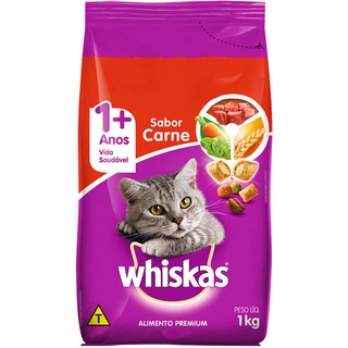 Ração a Granel(Solta) Whiskas Carne para Gatos Adultos 1KG