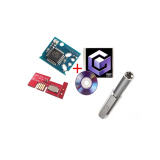 Xeno GC com Swiss SD2SP2 Adaptador SD Mini DVD e Chave Gamebit
