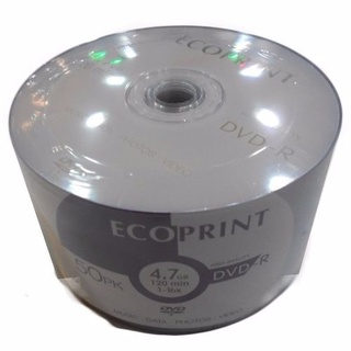 50 Mídia Virgem Dvd Ecoprint 4.7gb 120min Alta Qualidade (1)