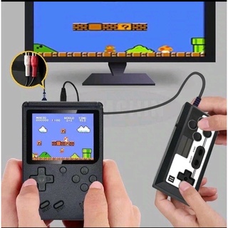 Video Game Portátil SUP Com Controle 2 Jogadores 400 Jogos Mario Pac man Donken Mini Box Plus - 2 jogando - pode jogar na TV