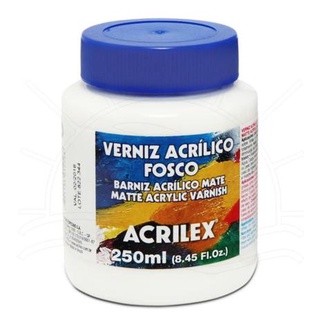 Verniz Acrílico Fosco Incolor p/ Madeira Artes 250ml Acrilex