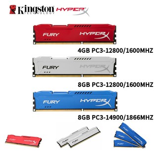 Poque Pronto Kingston Hyperx Fury 4gb Gb Ddr3 8 1600mhz 1866mhz 240pin Dimm Ram Memória De Desktop (1)