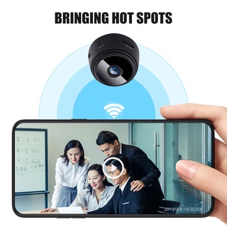 Visão noturna infravermelha A9 Mini câmera wireless monitor IP WiFi HD 1080P Safe Home (7)